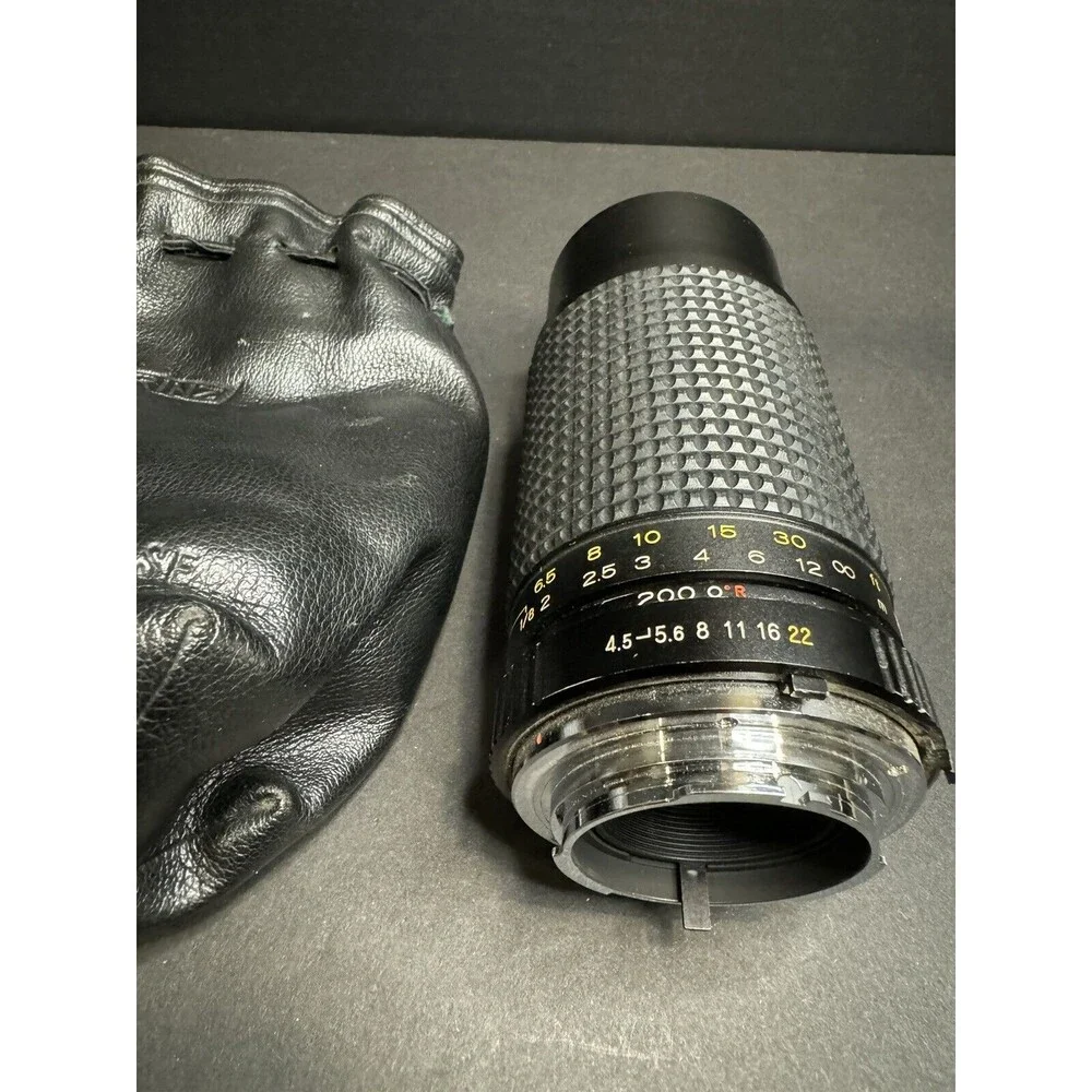 Bell & Howell 80-200mm F4.5 Telephoto Lens With Carry Bag Minolta MD Mount